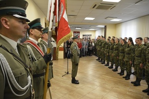 Uroczystość ślubowania nowo przyjętych funkcjonariuszy 