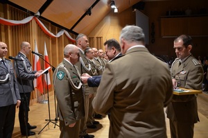 Uroczysty apel przed koncertem 