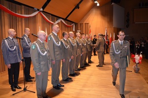 Uroczysty apel przed koncertem 