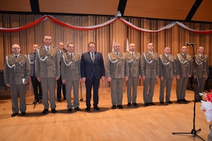 Uroczysty apel przed koncertem 