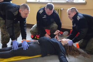 I Mistrzostwa Podlaskiego Oddziału Straży Granicznej z zakresu udzielania pierwszej pomocy przedmedycznej 