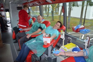 Akcja honorowego krwiodawstwa w Podlaskim Oddziale SG 