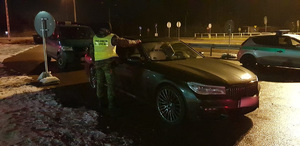 Odzyskane luksusowe auto 