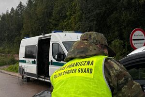 Kontrola przy granicy z Litwą 