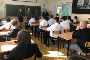 Rozpoczęcie roku szkolnego w XIV LO w Białymstoku 