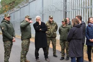 Wizyta brytyjskiej delegacji w Podlaskim Oddziale SG