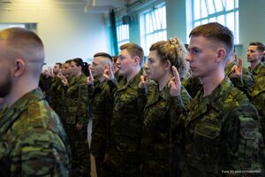 Ślubowanie nowo przyjętych funkcjonariuszy 