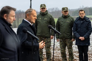 Premier i Minister MSWiA na polsko-białoruskiej granicy 