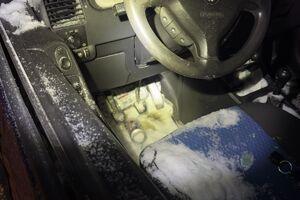 Auto zatrzymanego pijanego kierowcy 