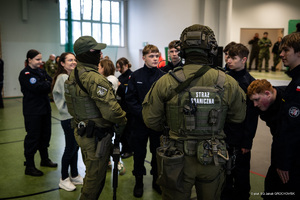 Zajęcia dla uczniów klas mundurowych 