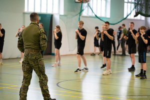 Zajęcia dla uczniów klas mundurowych 