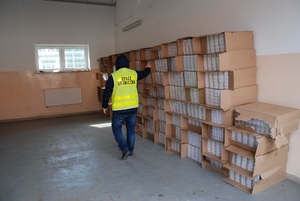 Kontrabanda w pomieszczeniach służbowych Placówki