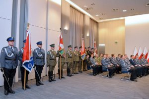 uroczystość wręczenia nagród funkcjonariuszom-bohaterom 