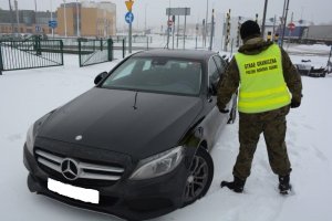 Samochód odzyskany w Kuźnicy 