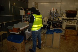 Nielegalna fabryka papierosów zlikwidowana przez Straż Graniczną 