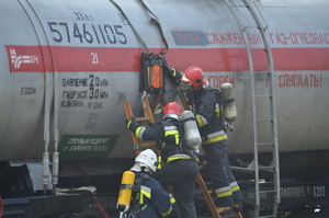 Ćwiczenia służb na terenie międzynarodowego kolejowego przejścia granicznego w Kuźnicy 