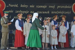 Uroczystość nadania proporca Placówce SG w Rutce-Tartak 