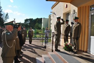 Uroczystość nadania proporca Placówce SG w Rutce-Tartak 