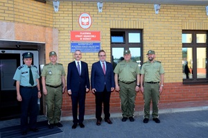 Wizyta Sekretarza Stanu w MSWiA w dpg w Kuźnicy