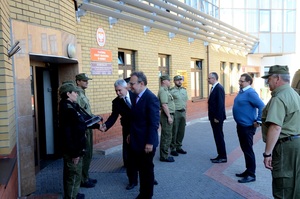 Wizyta Sekretarza Stanu w MSWiA w dpg w Kuźnicy