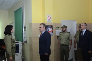 Wizyta Sekretarza Stanu w MSWiA w dpg w Kuźnicy