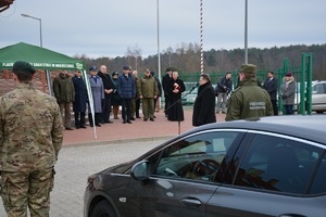 Uroczystość przekazania nowych samochodów w Augustowie 