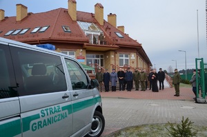 Uroczystość przekazania nowych samochodów w Augustowie 