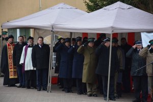 Uroczystość przekazania nowego samochodu Placówce SG w Kuźnicy 