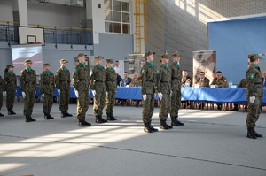 Spotkanie z uczniami klas mundurowych 