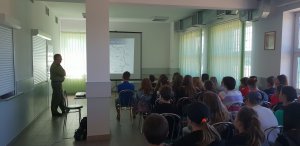 Spotkanie funkcjonariuszy SG z Dubicz Cerkiewnych z dziećmi 