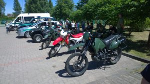 Spotkanie funkcjonariuszy SG z Dubicz Cerkiewnych z dziećmi 
