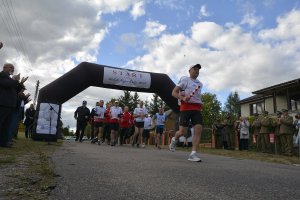 Inauguracja biegu sztafetowego „Wokół Niepodległej” 