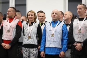 Spotkanie uczestników Biegu „Wokół Niepodległej” z Premierem 