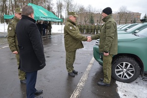 Przekazanie nowych pojazdów obserwacyjnych 