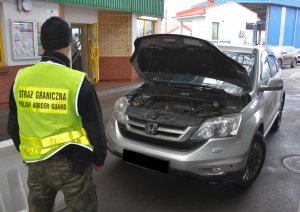 Pojazdy zatrzymane na granicy 