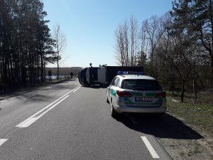 Funkcjonariusze SG na miejscu zdarzenia 
