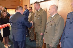 Uroczystość wręczenia odznaczeń zasłużonym krwiodawcom 