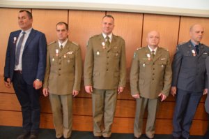 Uroczystość wręczenia odznaczeń zasłużonym krwiodawcom 