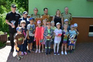 Dzień Dziecka z Mundurem w Przedszkolu Samorządowym Nr 41 w Białymstoku 