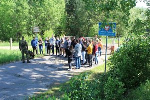 Studenci AMW z wizytą w Placówce SG w Krynkach 