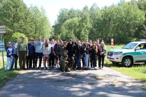 Studenci AMW z wizytą w Placówce SG w Krynkach 