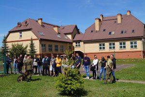 Studenci AMW z wizytą w Placówce SG w Michałowie 
