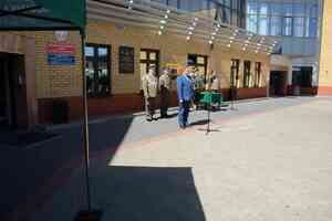 Uroczysty apel w PSG w Kuźnicy 