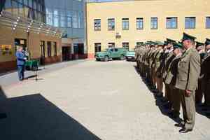 Uroczysty apel w PSG w Kuźnicy 