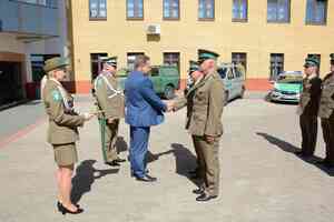 Uroczysty apel w PSG w Kuźnicy 