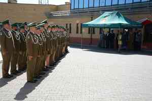 Uroczysty apel w PSG w Kuźnicy 