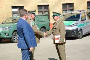 Uroczysty apel w PSG w Kuźnicy 