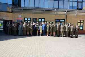 Uroczysty apel w PSG w Kuźnicy 