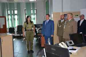 Na terenie Placówki SG w Kuźnicy 