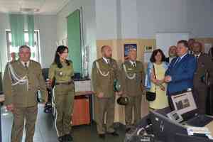 Na terenie Placówki SG w Kuźnicy 